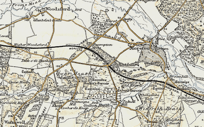 Old map of Redbridge in 1899-1909
