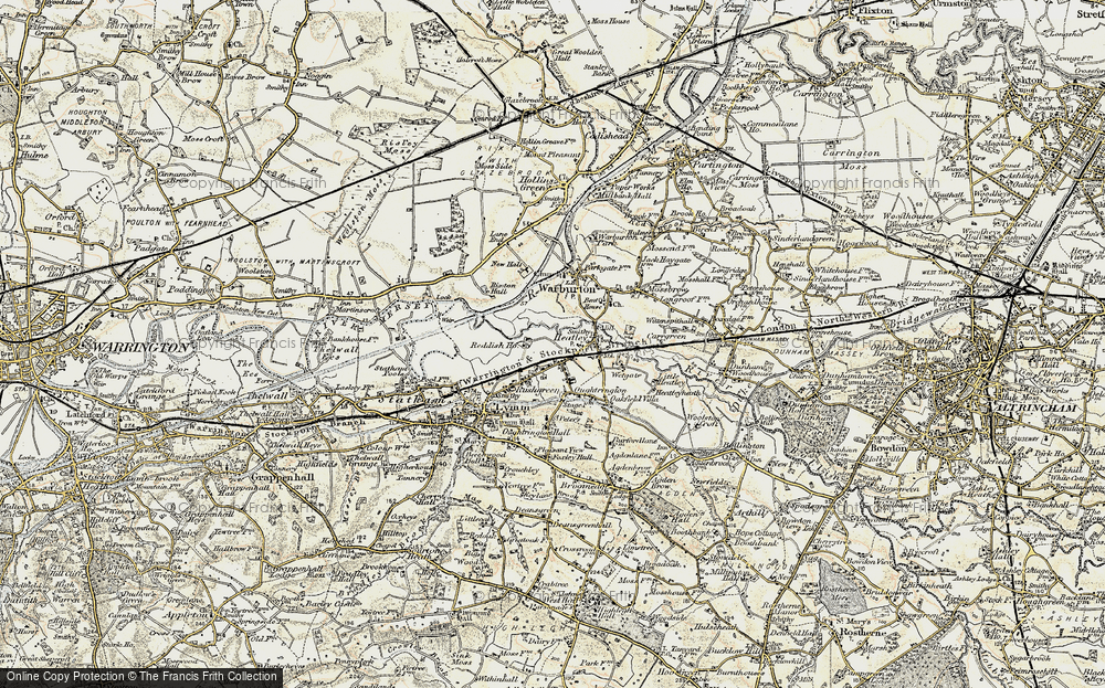 Old Map of Reddish, 1903 in 1903