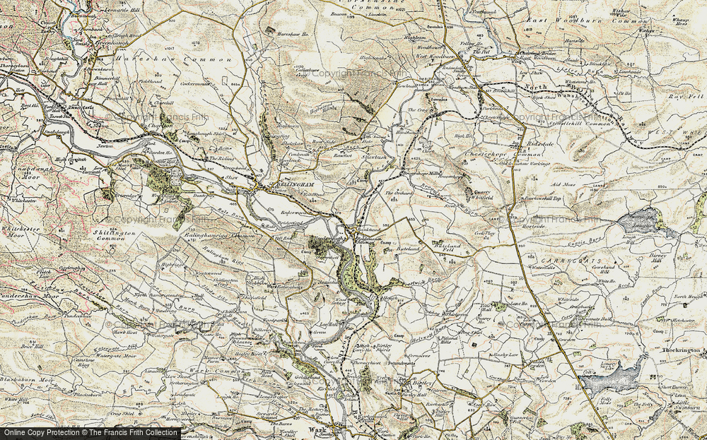 Old Map of Redesmouth, 1901-1904 in 1901-1904