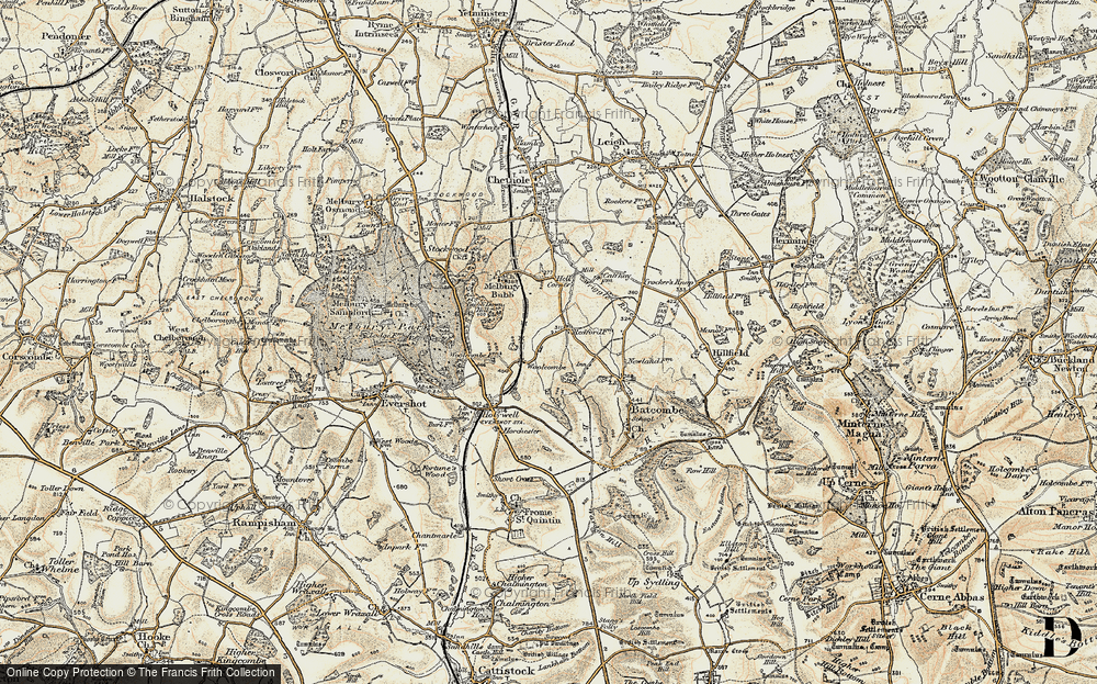 Old Map of Redford, 1899 in 1899