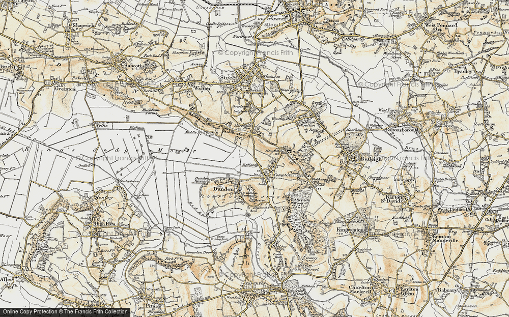 Old Map of Redlands, 1898-1900 in 1898-1900