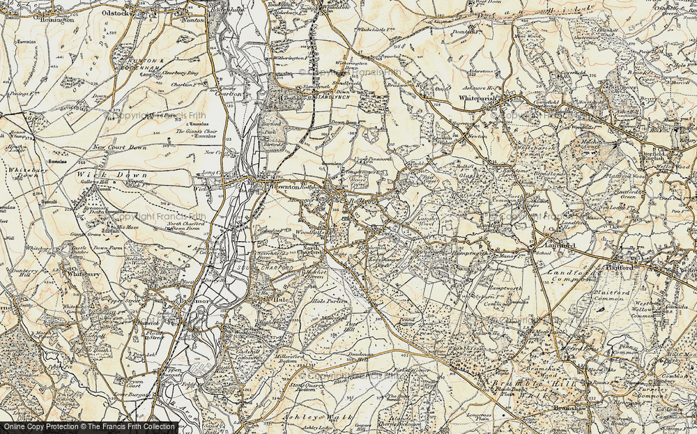 Old Map of Redlynch, 1897-1909 in 1897-1909