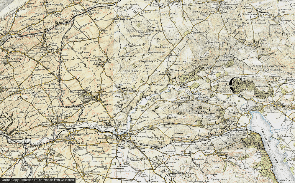 Old Map of Redmain, 1901-1904 in 1901-1904