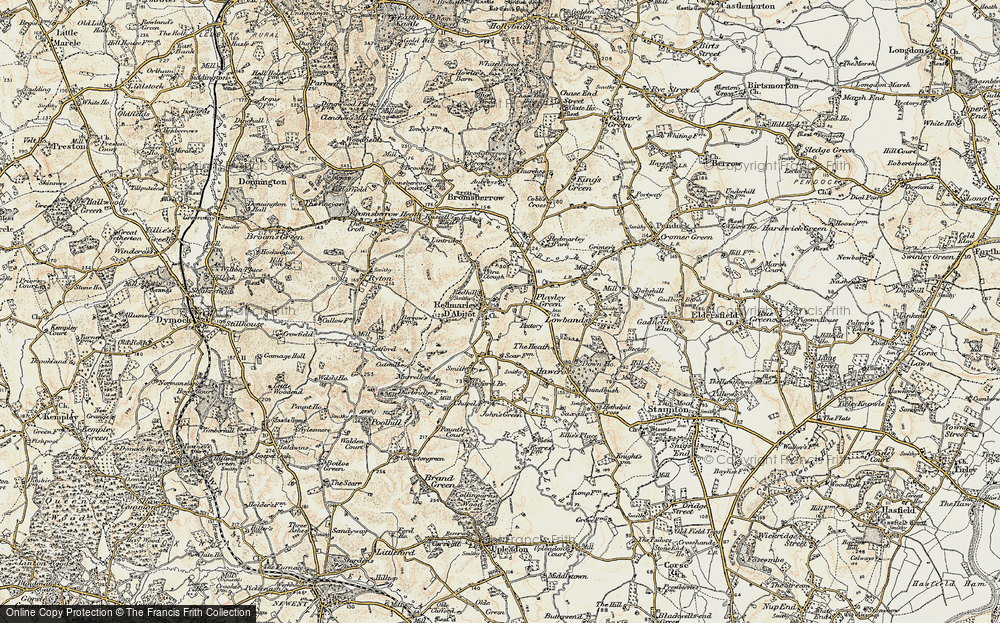 Old Map of Redmarley D'Abitot, 1899-1900 in 1899-1900