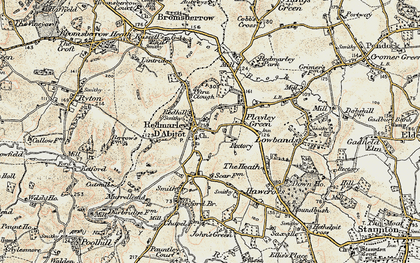 Old map of Redmarley D'Abitot in 1899-1900