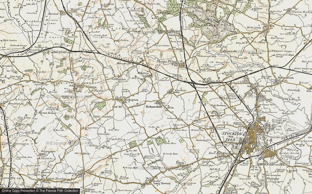 Old Map of Redmarshall, 1903-1904 in 1903-1904