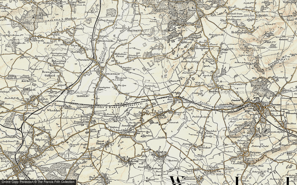 Old Map of Redstocks, 1898-1899 in 1898-1899