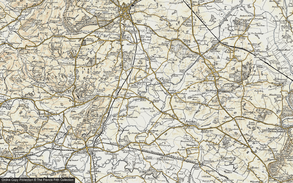 Old Map of Redwith, 1902 in 1902
