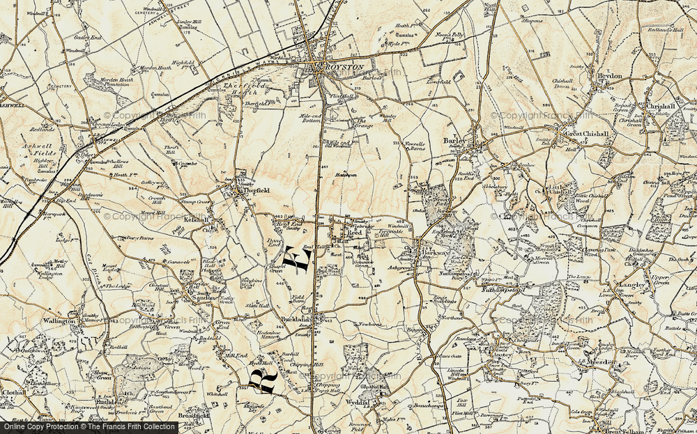 Old Map of Reed, 1898-1901 in 1898-1901