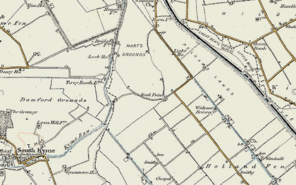 Old map of Reed Point in 1902-1903