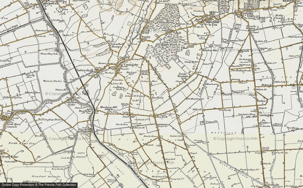 Old Map of Reedham, 1902-1903 in 1902-1903