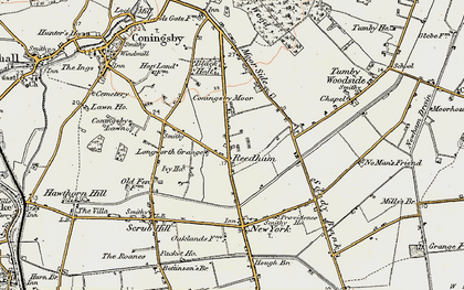 Old map of Reedham in 1902-1903