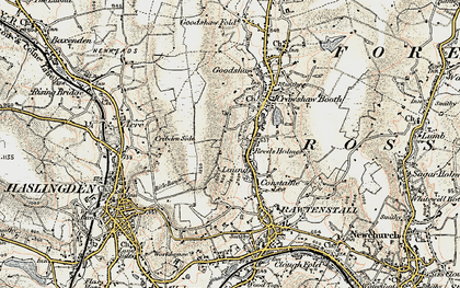 Old map of Reeds Holme in 1903