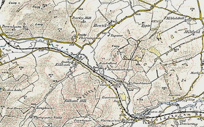 Old map of Reedsford in 1901-1903