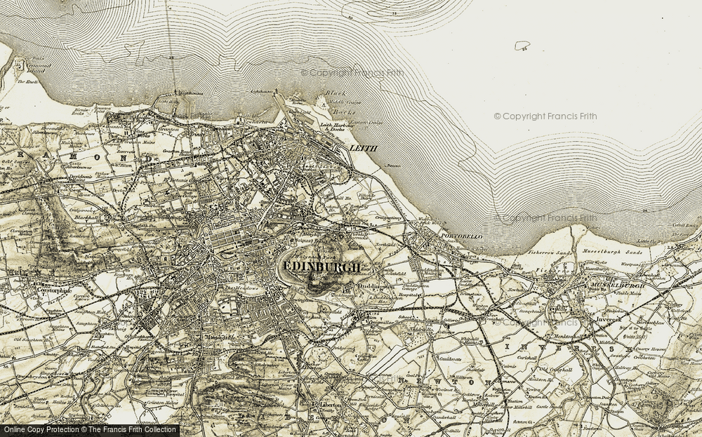 Old Map of Restalrig, 1903-1906 in 1903-1906