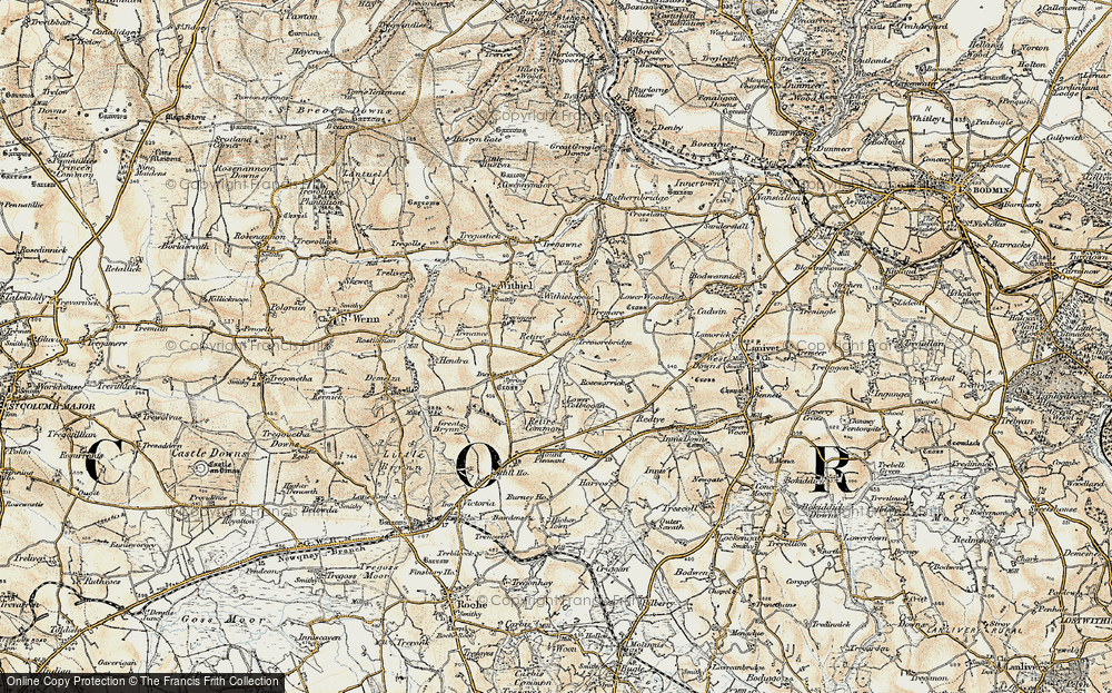Old Map of Retire, 1900 in 1900