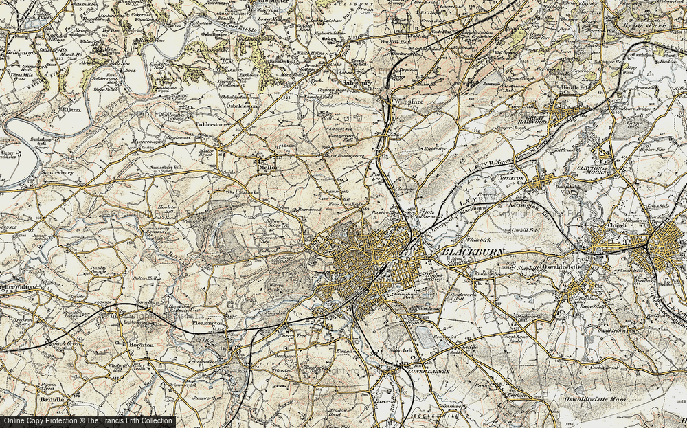 Old Map of Revidge, 1903 in 1903