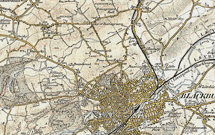 Old map of Revidge in 1903