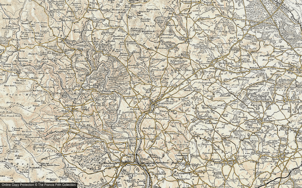 Old Map of Rew, 1899 in 1899
