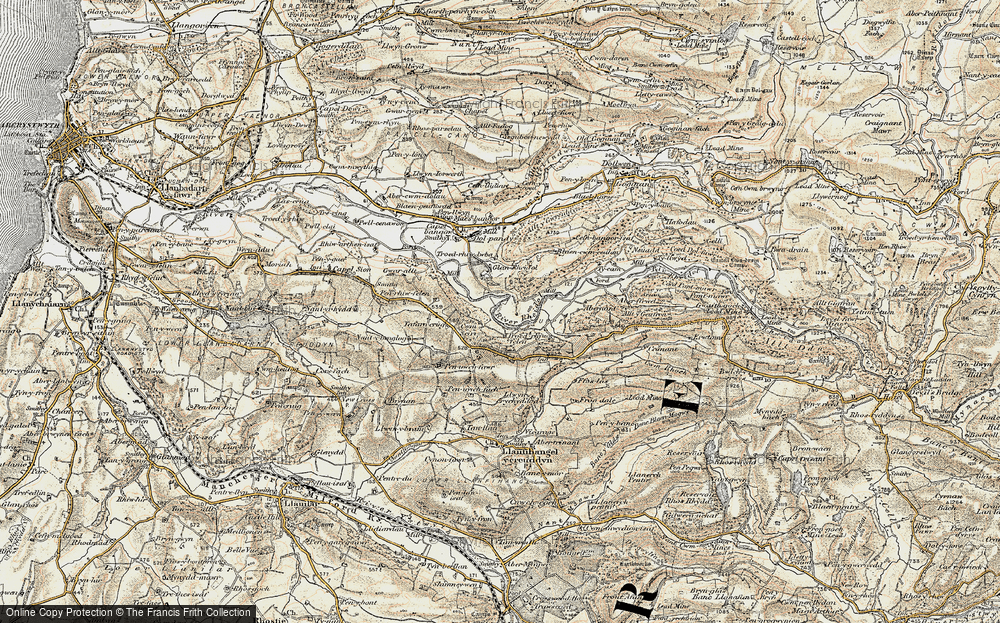 Old Map of Rheidol, 1901-1903 in 1901-1903