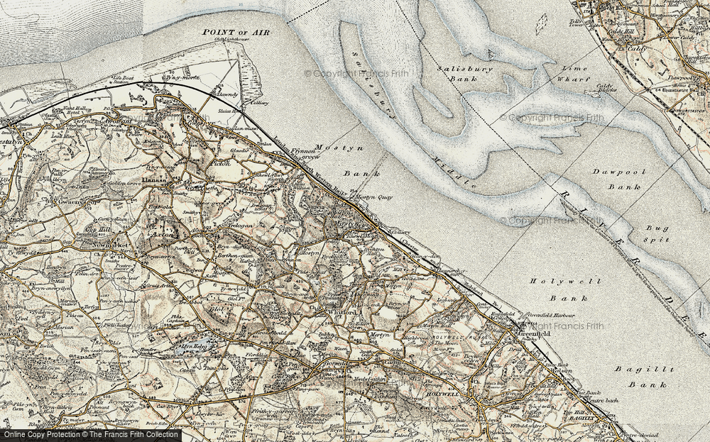 Old Map of Rhewl-Mostyn, 1902-1903 in 1902-1903