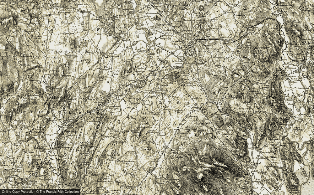Old Map of Rhonehouse, 1904-1905 in 1904-1905