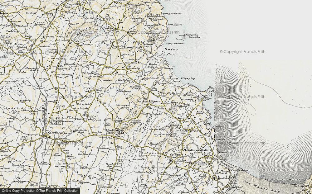 Old Map of Rhôs Lligwy, 1903-1910 in 1903-1910