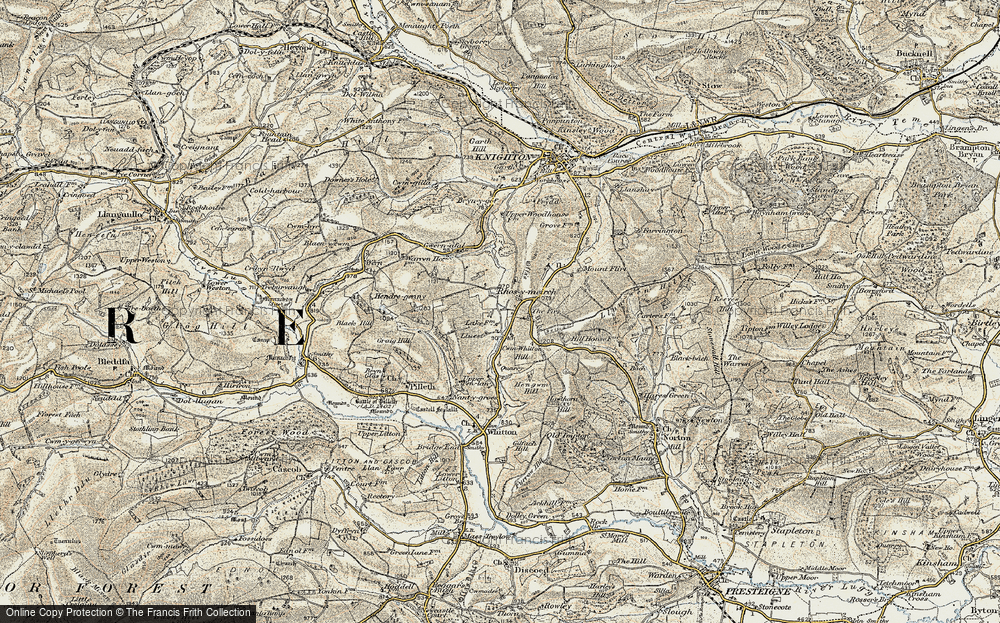Old Map of Rhos-y-meirch, 1901-1903 in 1901-1903
