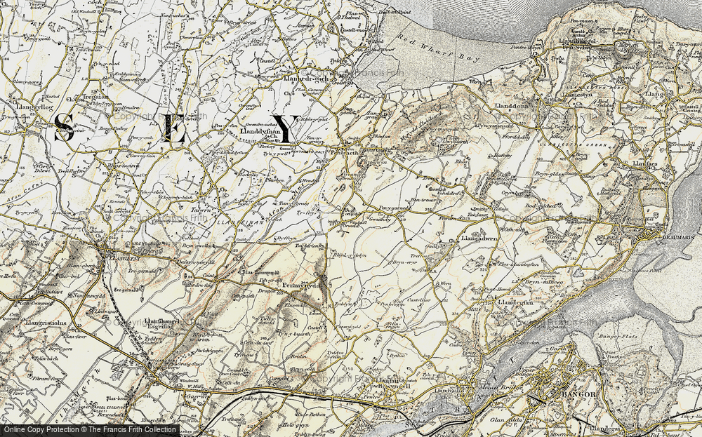 Old Map of Rhoscefnhir, 1903-1910 in 1903-1910