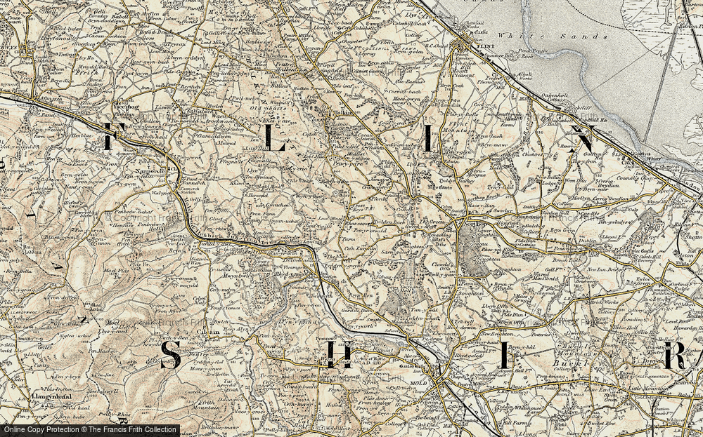 Old Map of Rhosesmor, 1902-1903 in 1902-1903