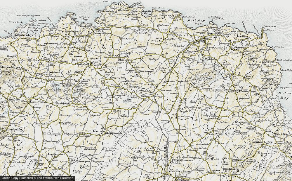 Old Map of Rhosgoch, 1903-1910 in 1903-1910