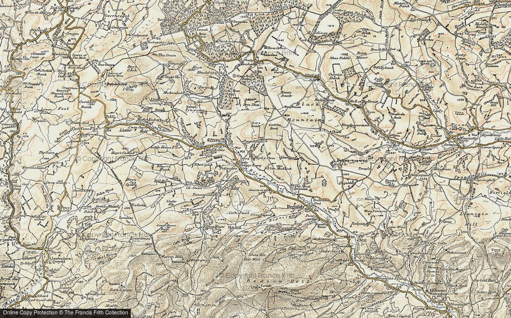 Old Map of Rhyd-y-cwm, 1901-1903 in 1901-1903
