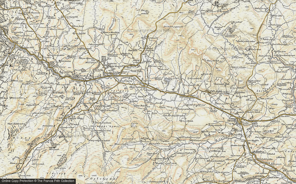 Old Map of Rhydlydan, 1902-1903 in 1902-1903