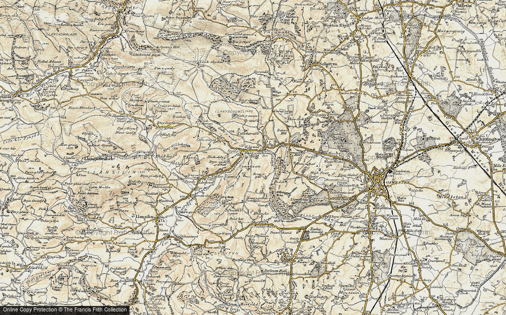 Rhydycroesau, 1902-1903