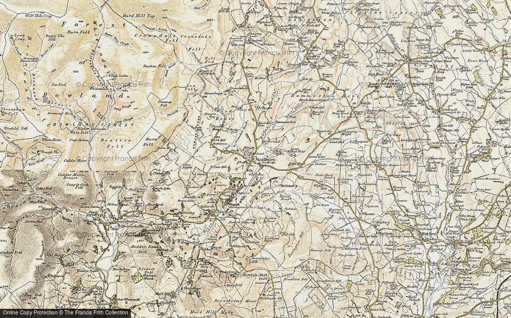 Old Map of Ribble Valley, 1903-1904 in 1903-1904