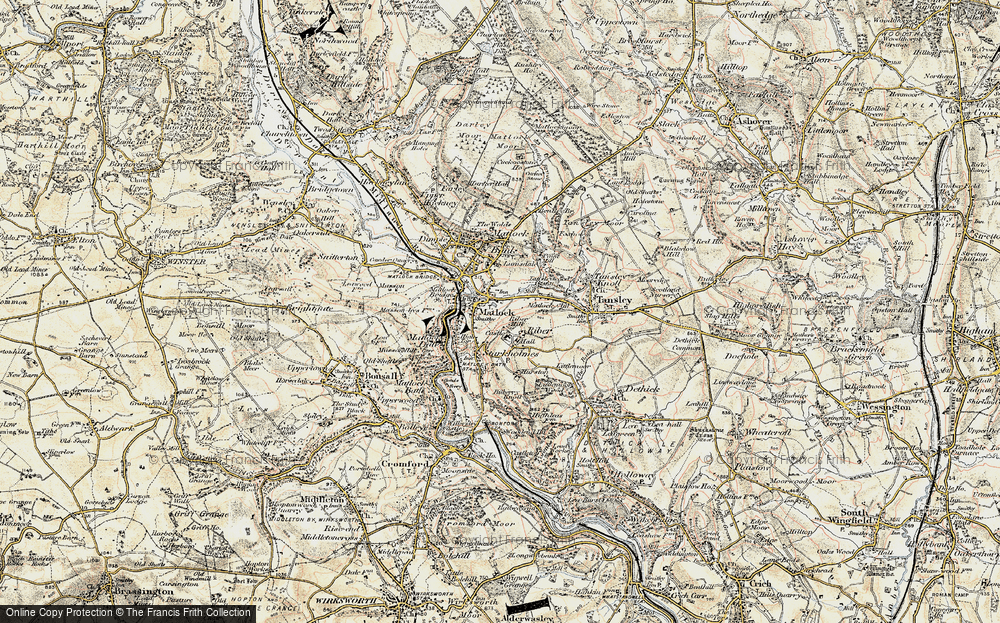 Old Map of Riber, 1902-1903 in 1902-1903
