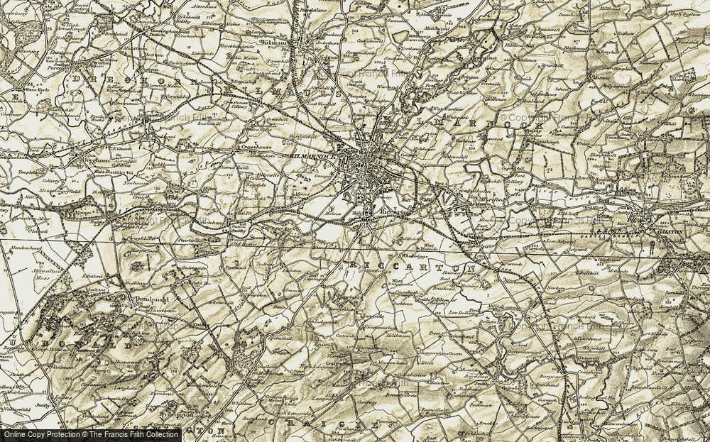Old Map of Riccarton, 1905-1906 in 1905-1906