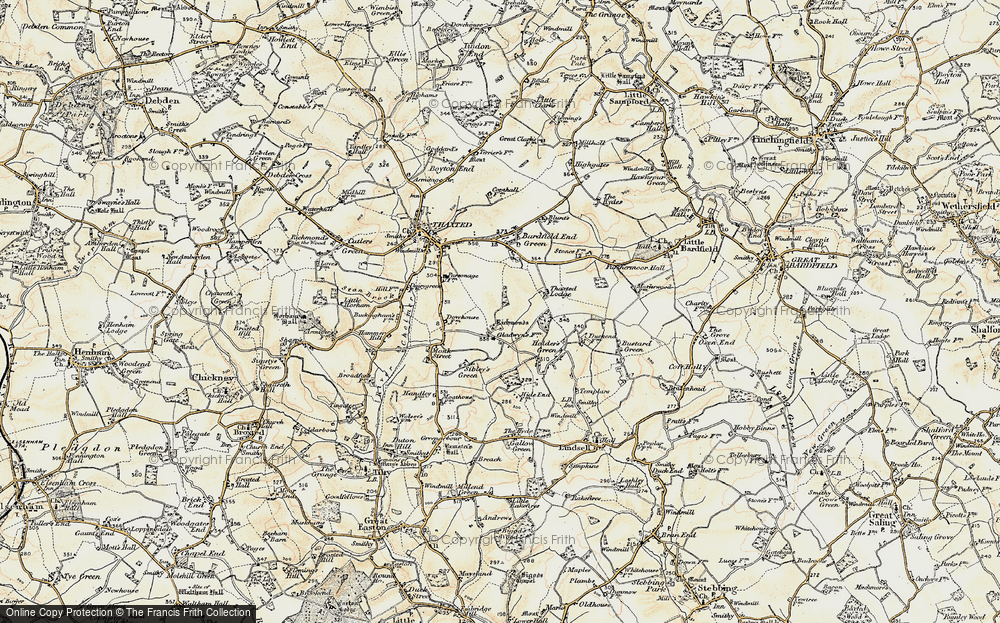 Old Map of Richmond's Green, 1898-1899 in 1898-1899