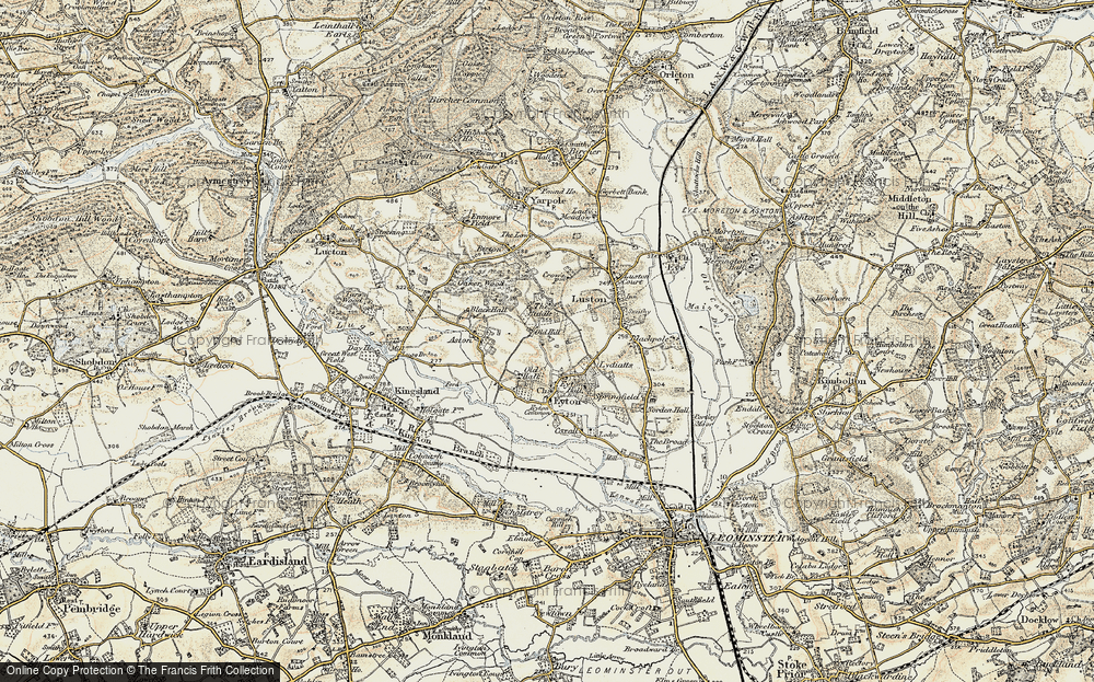 Old Map of Riddle, The, 1900-1903 in 1900-1903