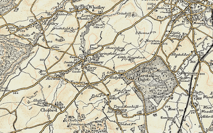 Old map of Ridgeway in 1897-1899