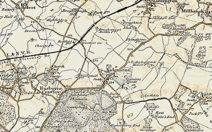 Old map of Ridgmont in 1898-1901