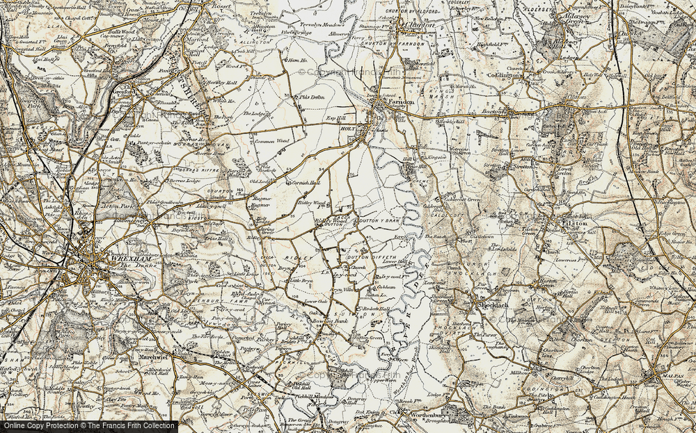 Old Map of Ridleywood, 1902 in 1902