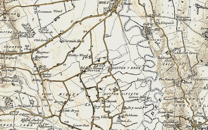 Old map of Ridleywood in 1902