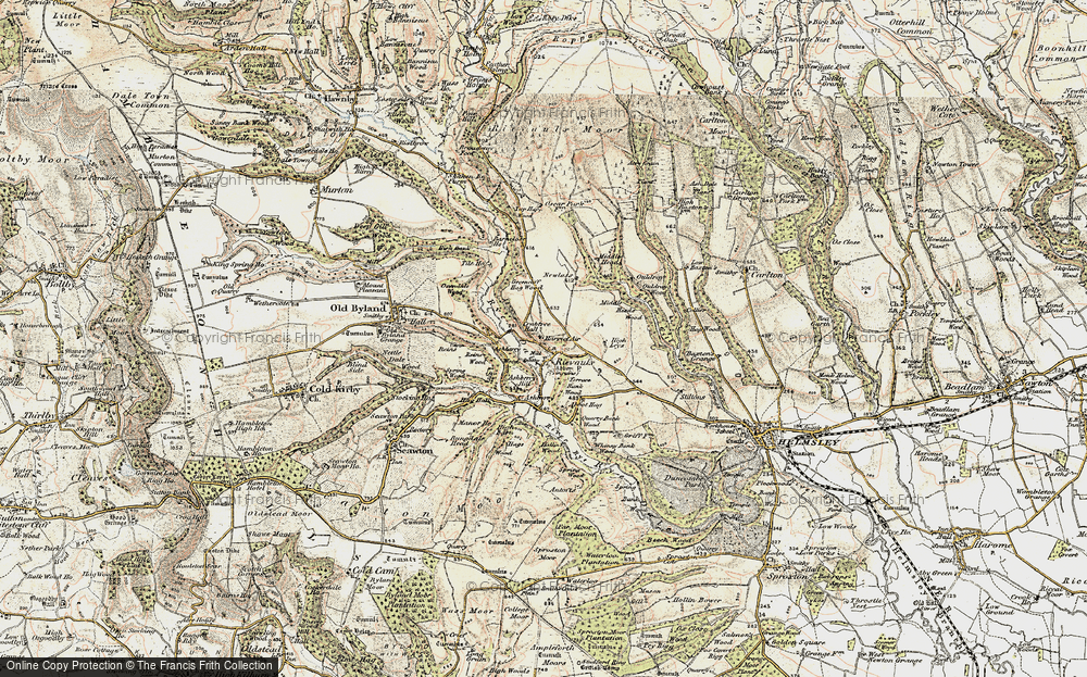 Old Map of Rievaulx, 1903-1904 in 1903-1904