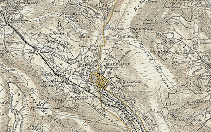 Old map of Rifle Green in 1899-1900