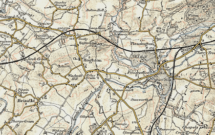 Old map of Riley Green in 1903