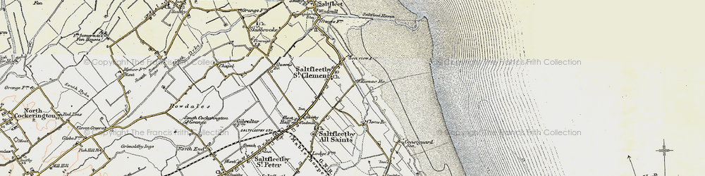 Old map of Rimac in 1903
