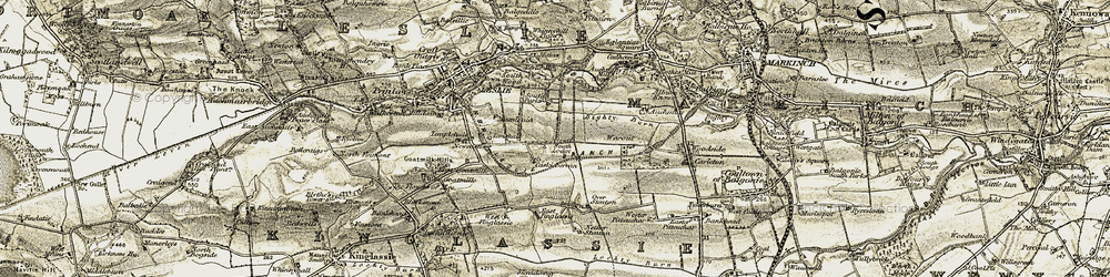 Old map of Rimbleton in 1903-1908