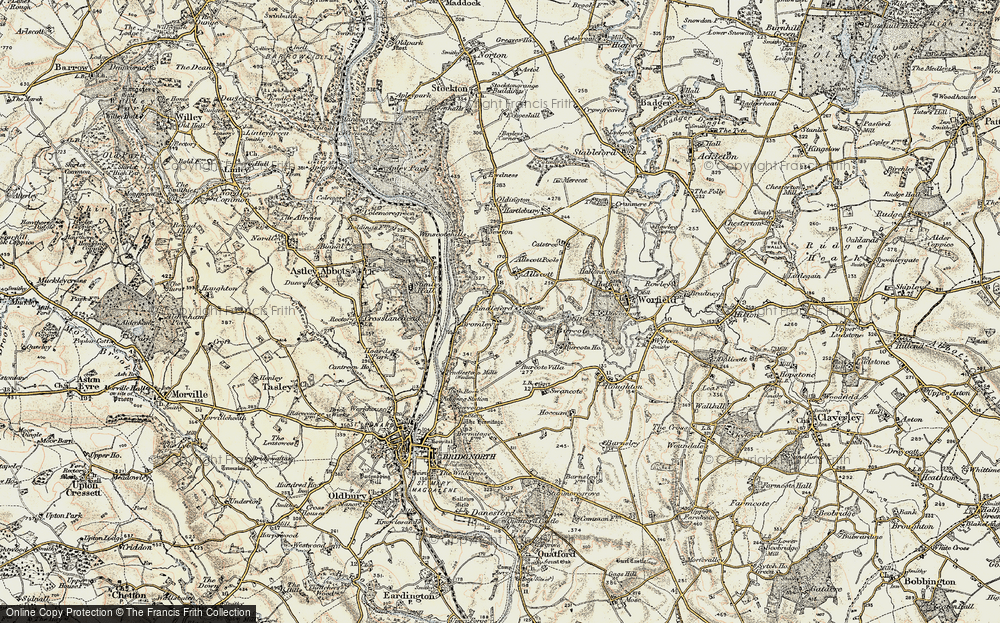 Old Map of Rindleford, 1902 in 1902
