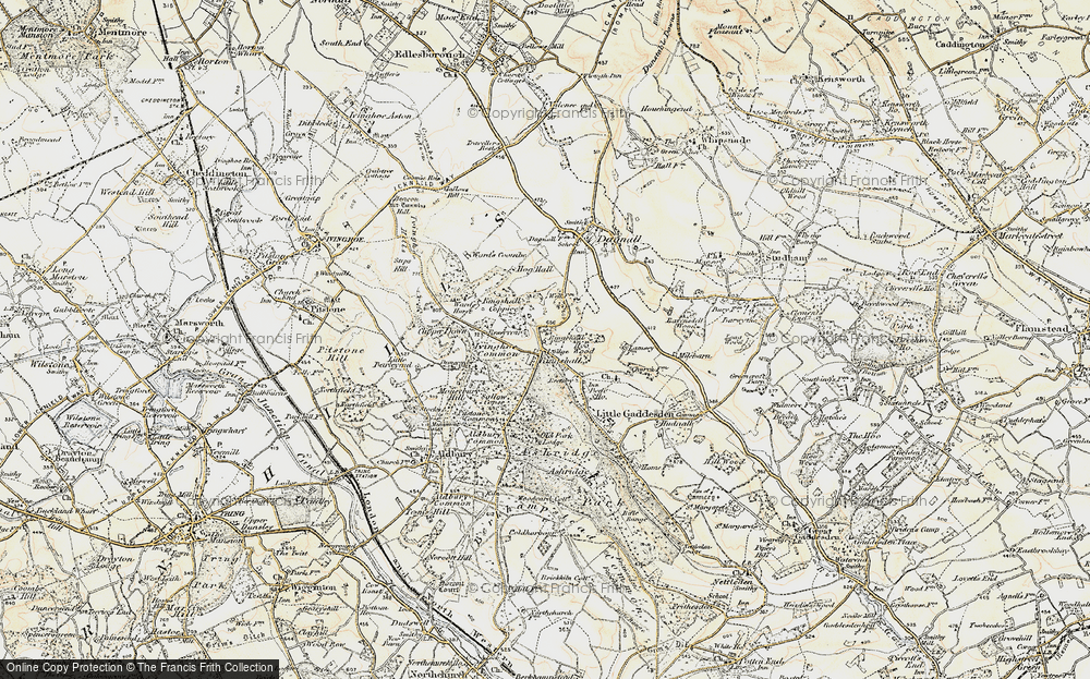 Old Map of Ringshall, 1898-1899 in 1898-1899